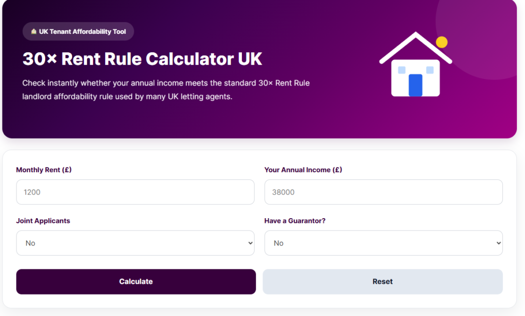 30x Rent Rule UK
