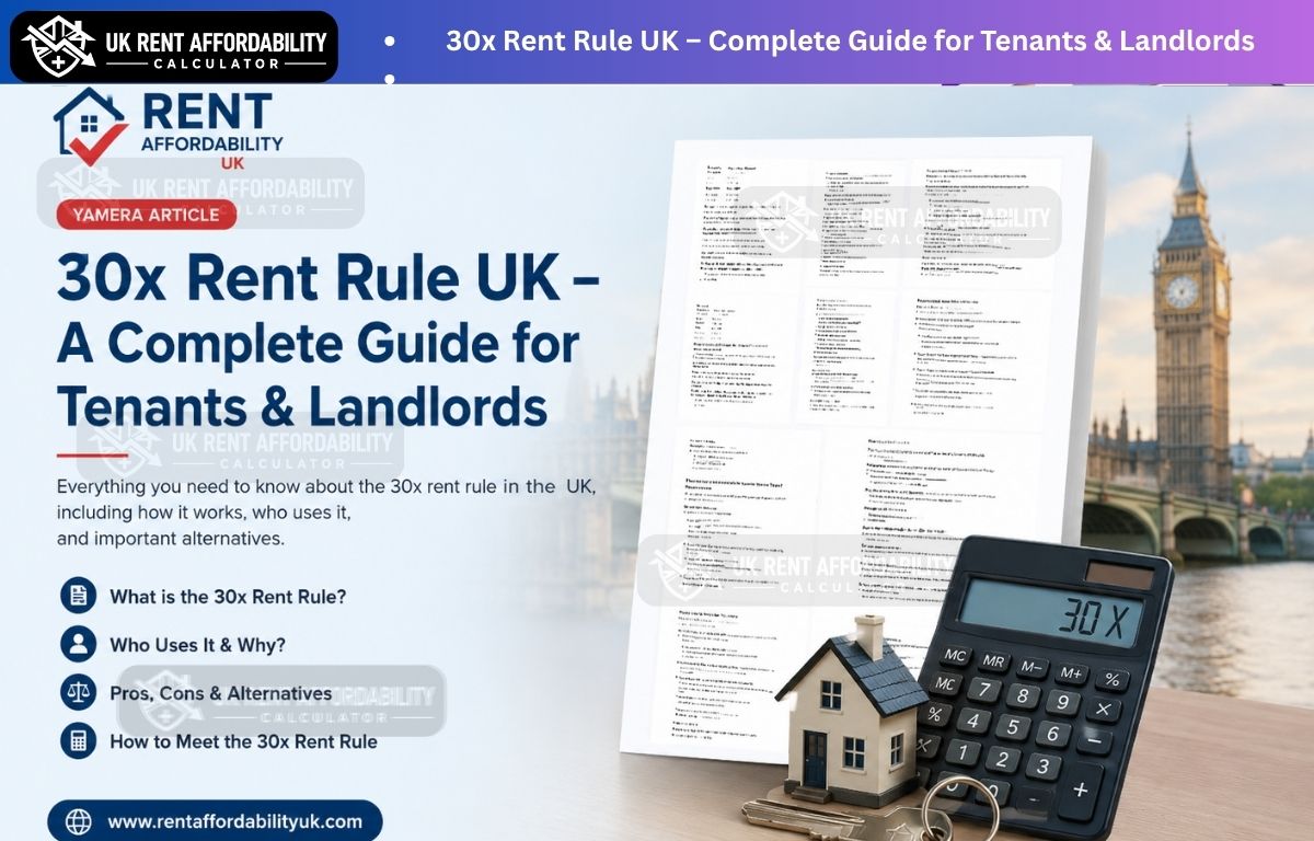 You are currently viewing Ultimate 30x Rent Rule UK Guide – What It Means and How Letting Agents Calculate Affordability