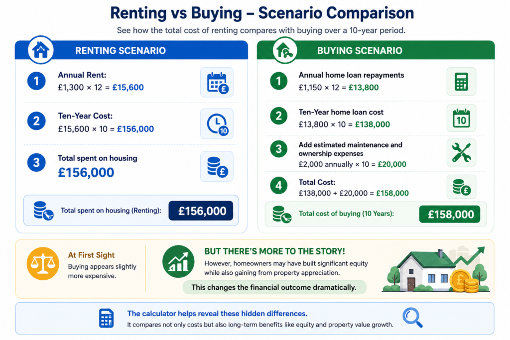 Rent vs Buy Calculator UK