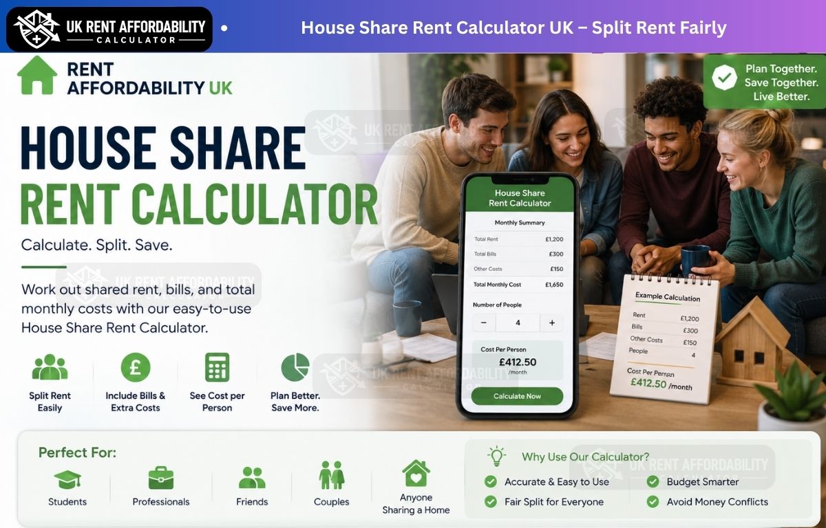You are currently viewing House Share Rent Calculator UK – 7 Best Rent Split Tips