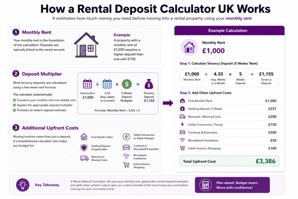 Rental Deposit Calculator UK 