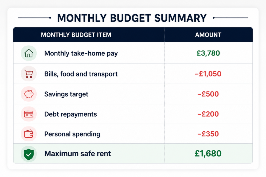 £60,000 Salary Rent UK