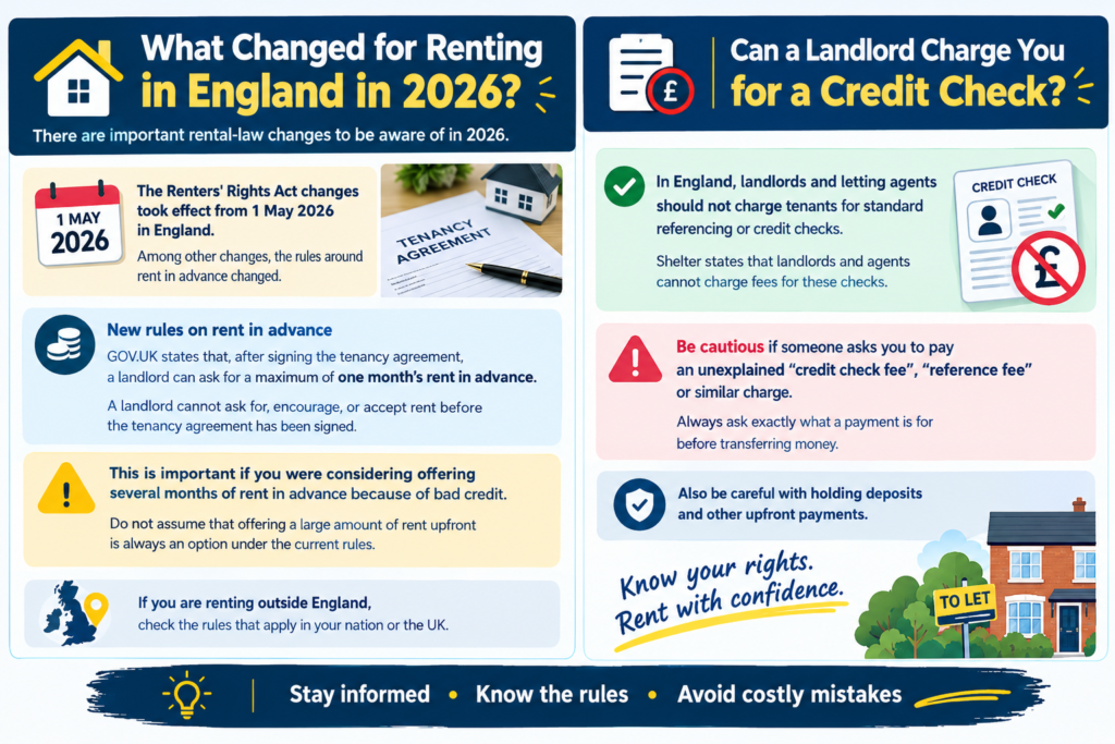 Bad credit renting UK