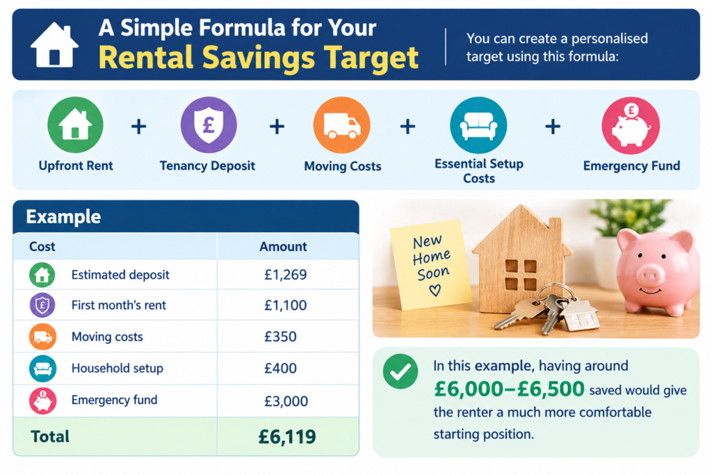 Savings before renting UK