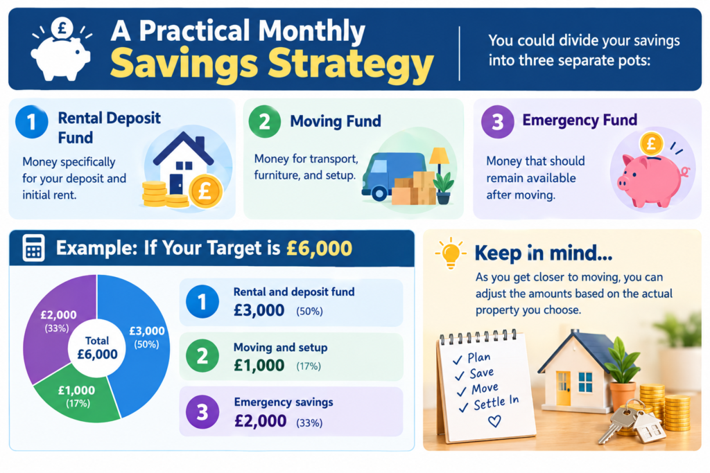 Savings before renting UK