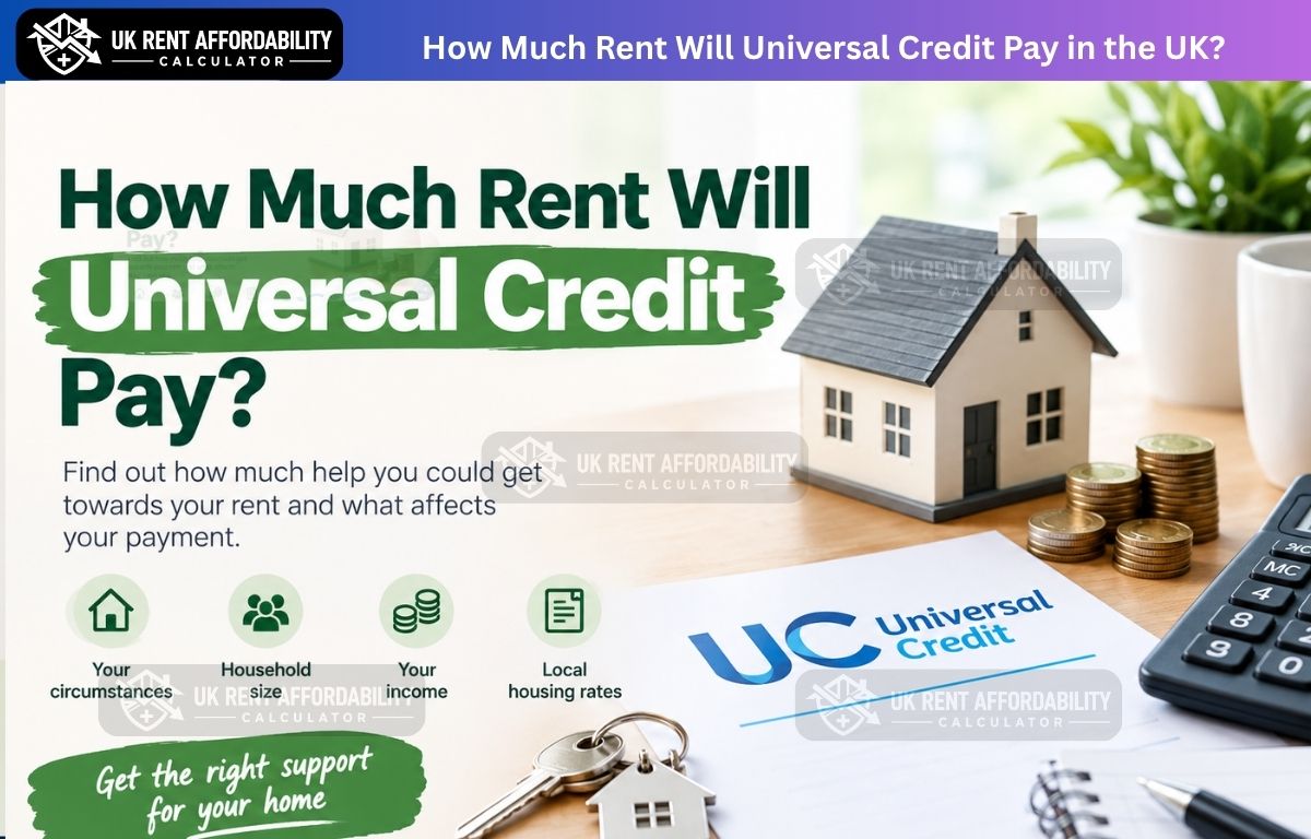 You are currently viewing How Much Rent Will Universal Credit Pay? UK – LHA Rates, Bedroom Rules & Worked Examples (2026 Guide)
