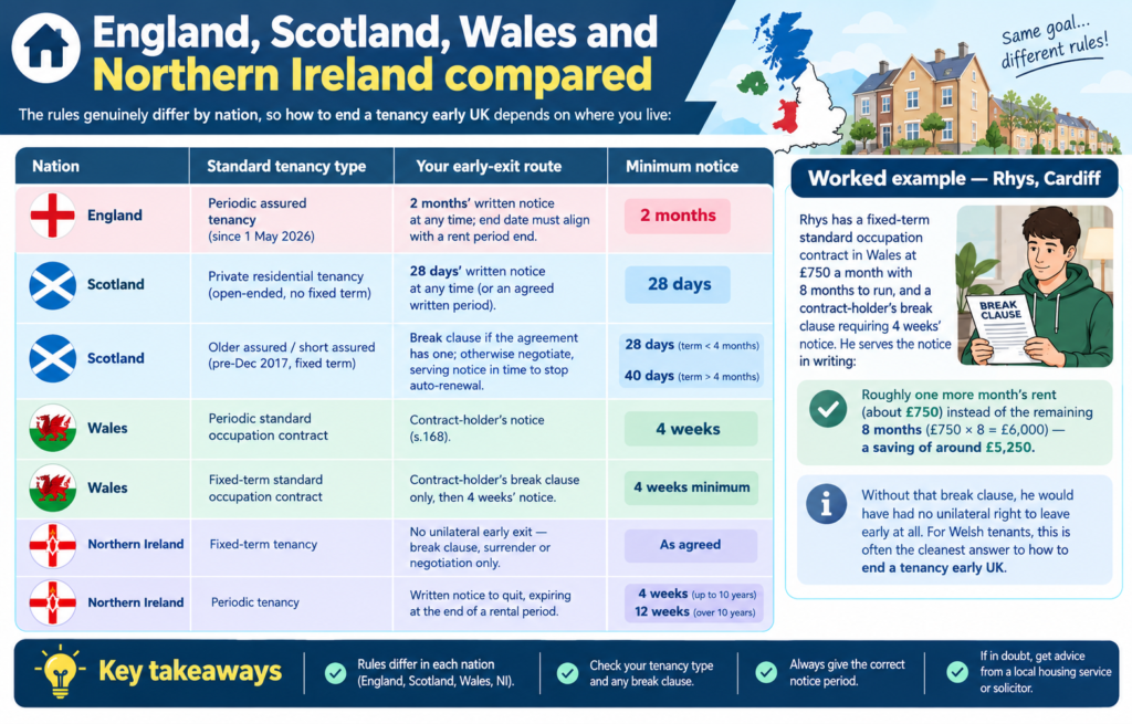 How to End a Tenancy Early UK